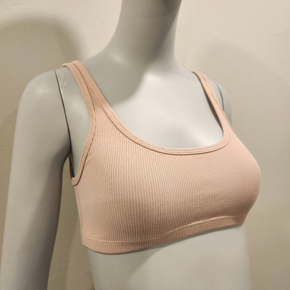🟣 XS Scoop Back Rib Mini Bra - Pale Pink - Picture 2 of 4